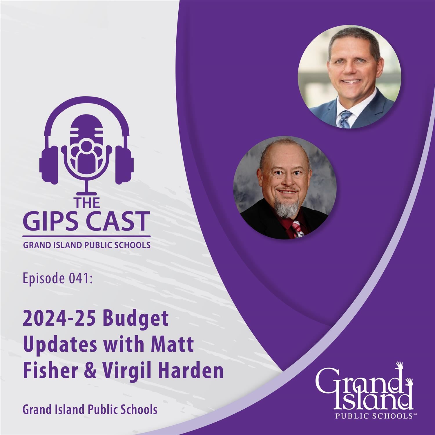 GIPS Cast podcast graphic with headshots of Mr. Matt Fisher and Mr. Virgil Harden.